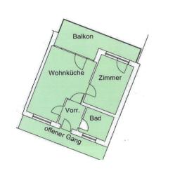 Latsch/Tarsch: Vermietete 2-Zimmerwohnung mit Keller und Balkon zu verkaufen Latsch/Tarsch: Vermietete 2-Zimmerwohnung mit Keller und Balkon zu verkaufen